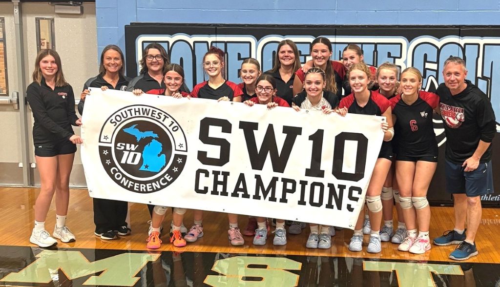 White Pigeon volleyball beats Comstock, earns share of SW10 Title